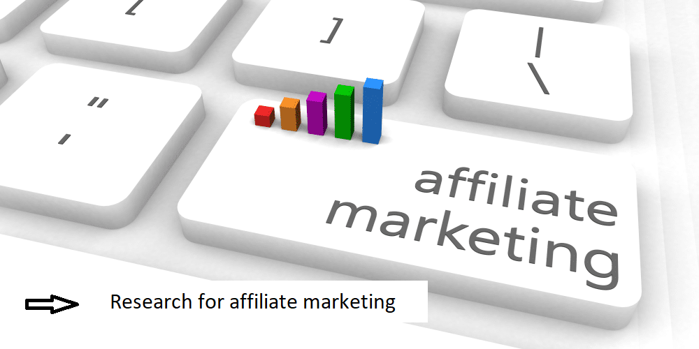 Research for affiliate marketing